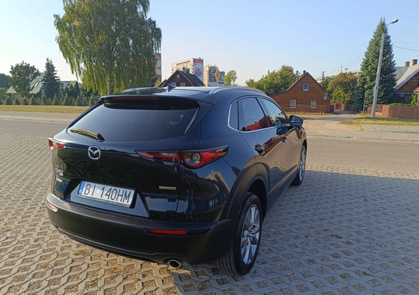 Mazda CX-30 cena 96600 przebieg: 48900, rok produkcji 2021 z Białystok małe 211